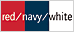 red/navy/white