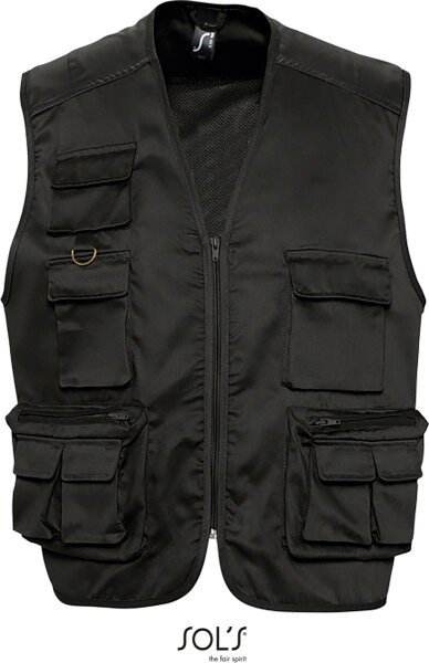 Unisex Safari Gilet SOLS | Wild