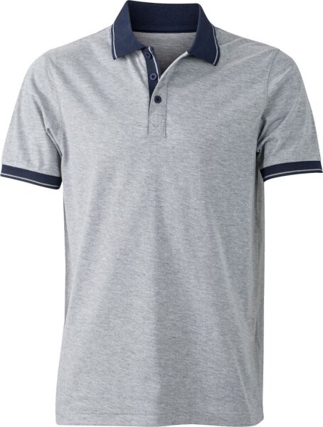 grey heather/navy